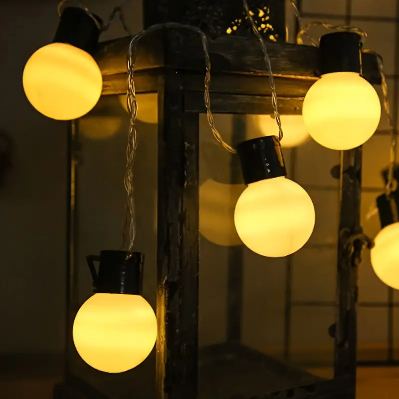 Outdoor Lighting Wedding Decor - أضواء سلسلة كرات الأعياد التي تعمل