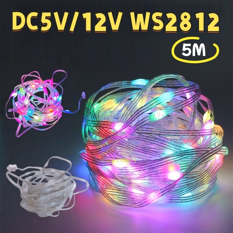 Decor Lighting Address - DC5V/12 فولت WS2812 LED سلسلة ضوء