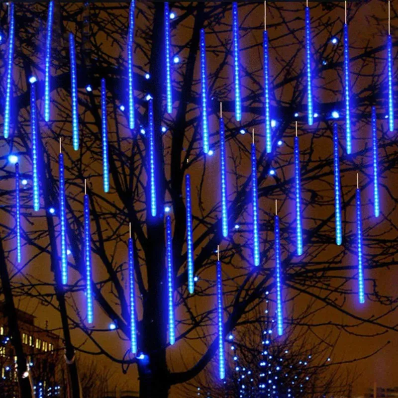 Outdoor Lighting Wedding Decor - نيزك دش المطر أدى أضواء سلسلة