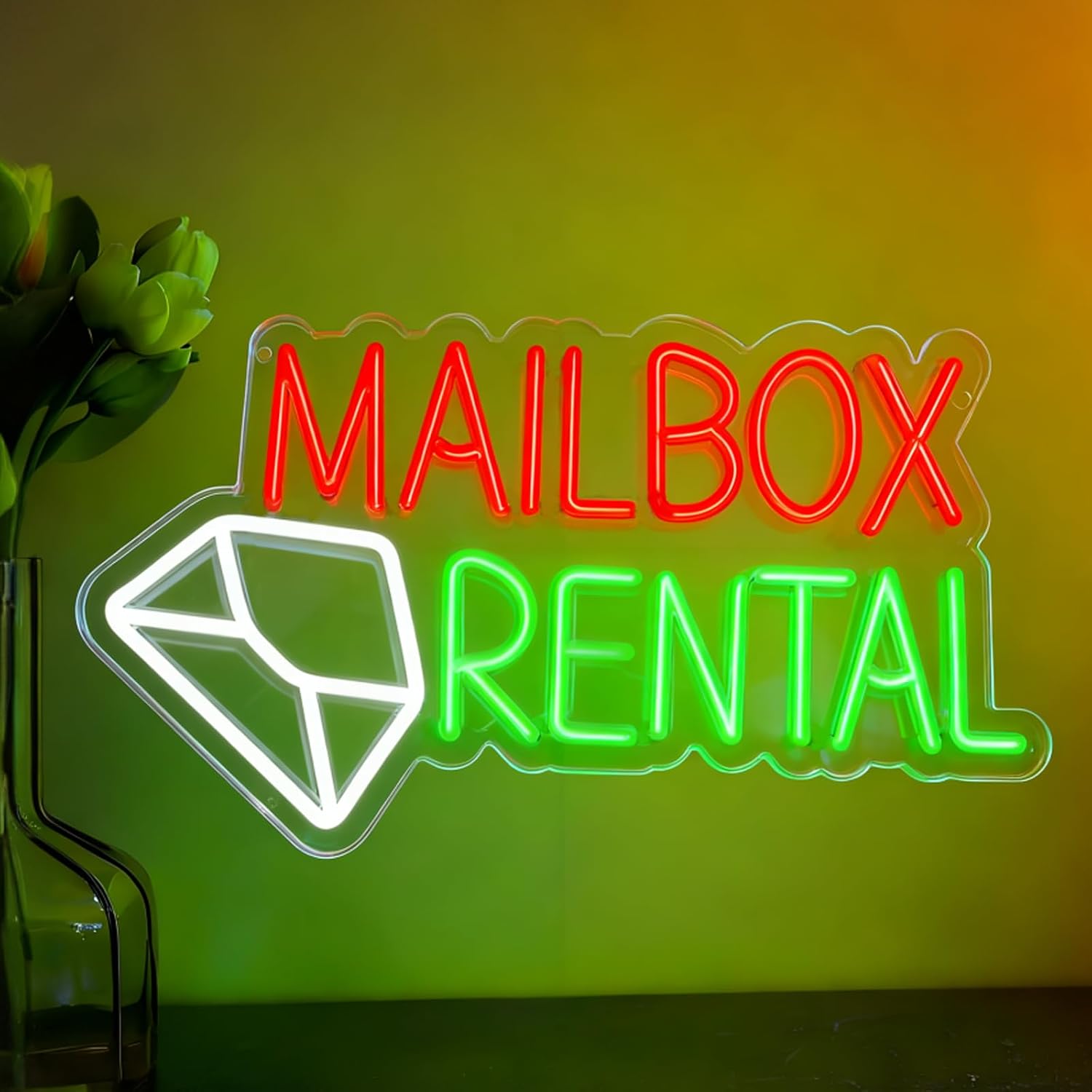 Lighting Decor Rentals - لافتة نيون LED للإيجار على شكل