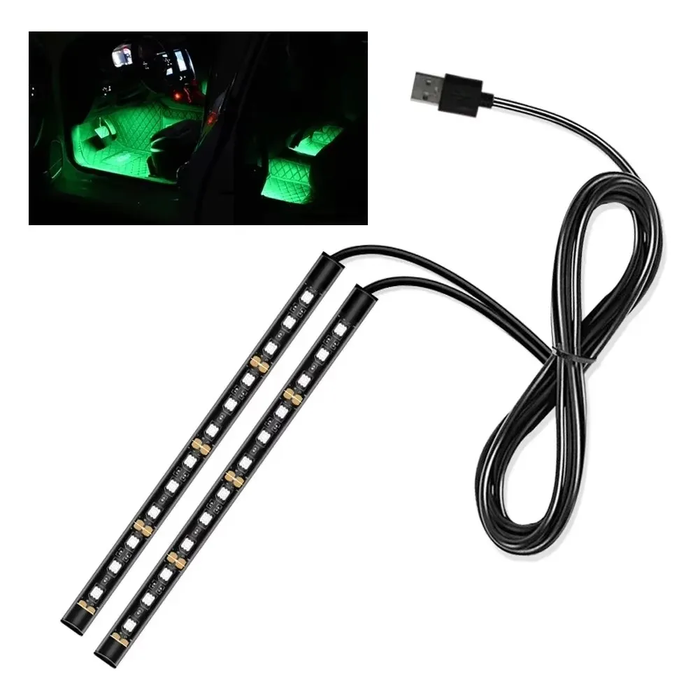 Decor Lighting Solution - شريط إضاءة داخلي شفاف أسود للقيادة