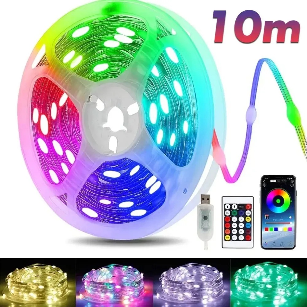 Decor Lighting Address - سلسلة إضاءة LED RGBIC قابلة للتحكم