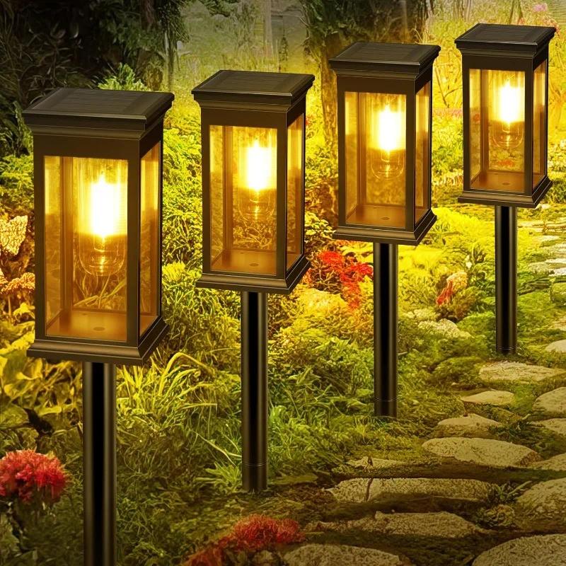 4 قطع من أضواء الممرات الشمسية - مراجعة Outdoor Lighting Wedding Decor وسعره