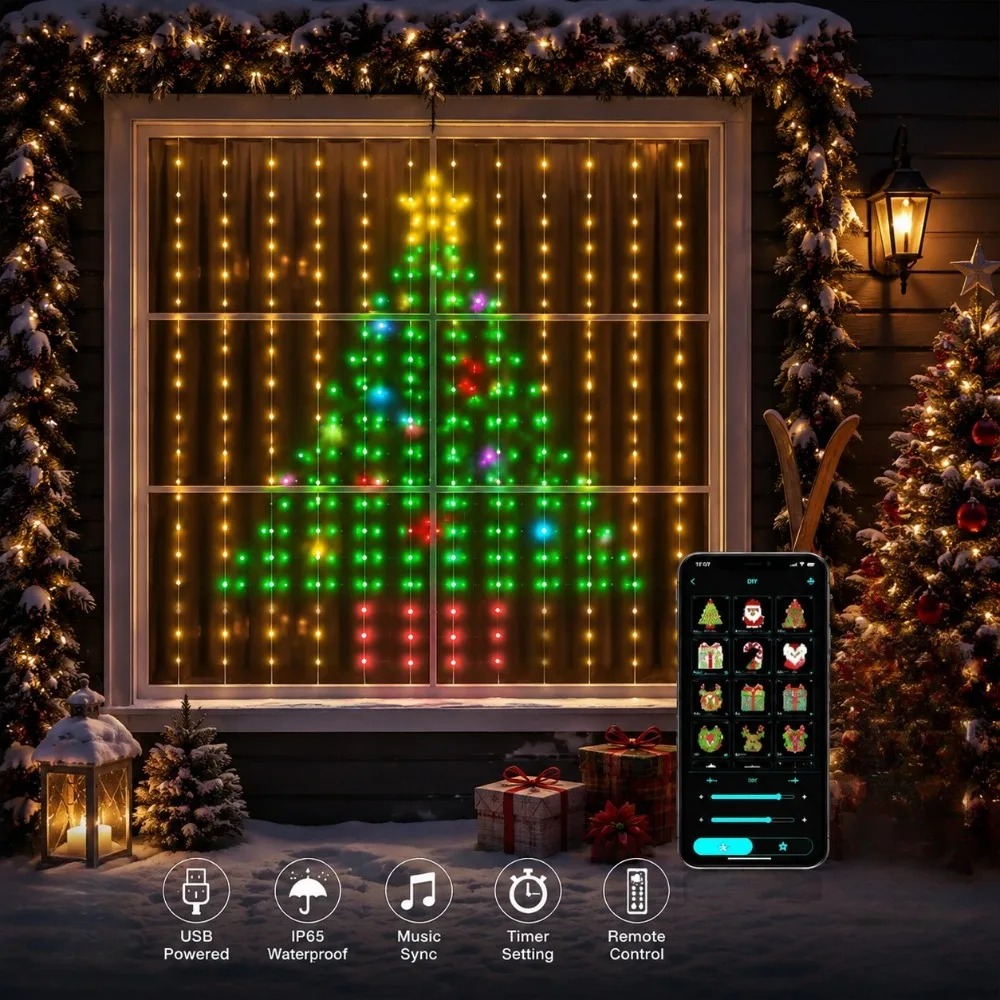أضواء ستارة LED خارجية بتقنية  - مراجعة Garden Lighting Decor وسعره