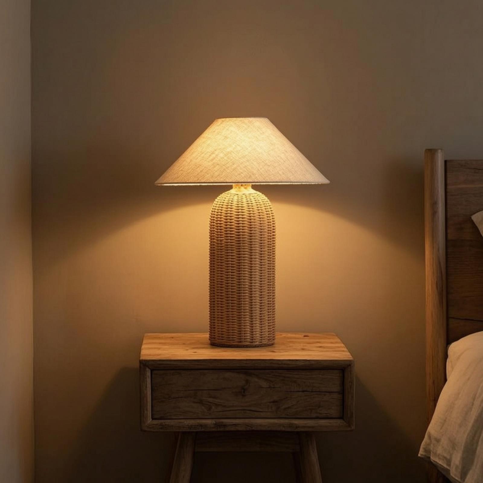 مصباح طاولة جانبي بقاعدة من ال - مراجعة Decor Lighting Table Lamps وسعره