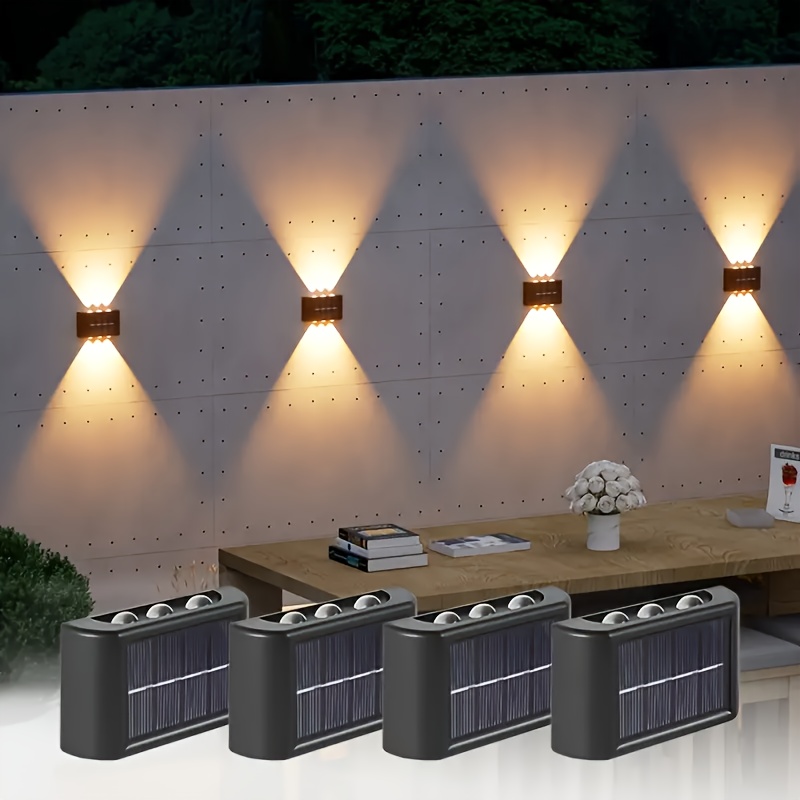 مصباح جداري شمسي LED خارجي مقا - مراجعة Up Lighting Decor وسعره