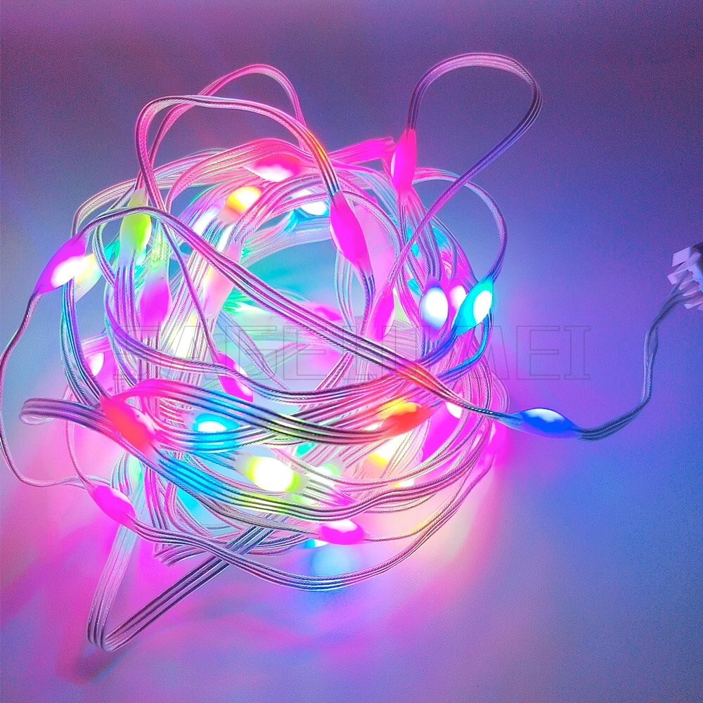 DC5V/12 فولت WS2812 LED سلسلة  - مراجعة Decor Lighting Address وسعره