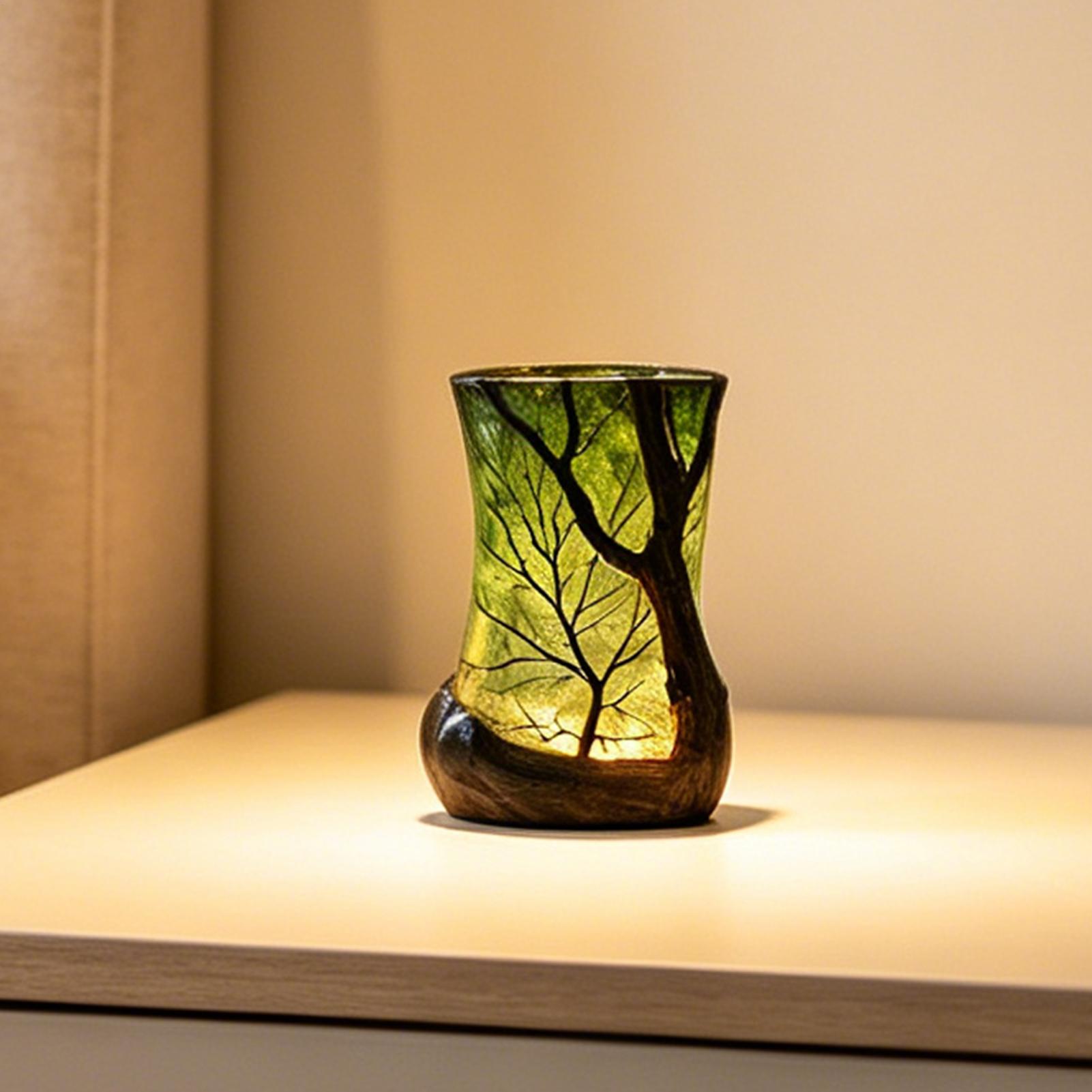 مصباح طاولة جانبي على شكل غابة - مراجعة Decor Lighting Lamps وسعره