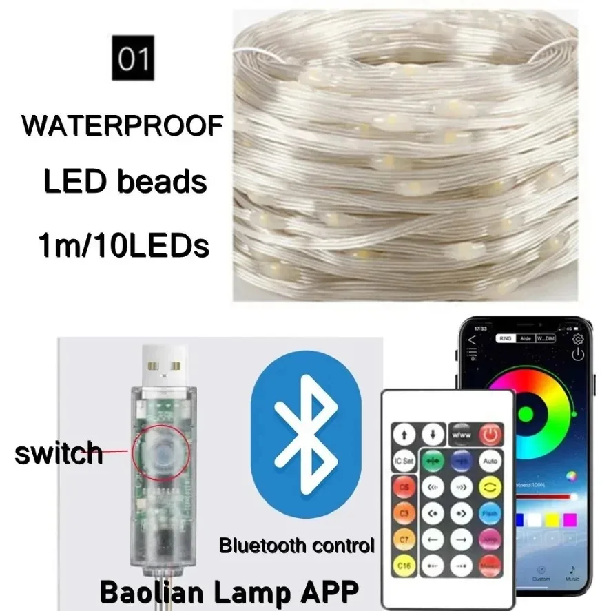 سلسلة أضواء LED RGB WS2812B بط - مراجعة Decor Lighting Address وسعره