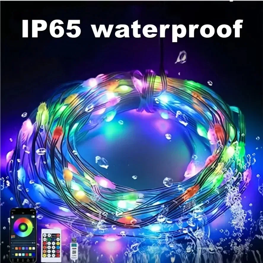 سلسلة أضواء LED RGB WS2812B بط - مراجعة Decor Lighting Address وسعره