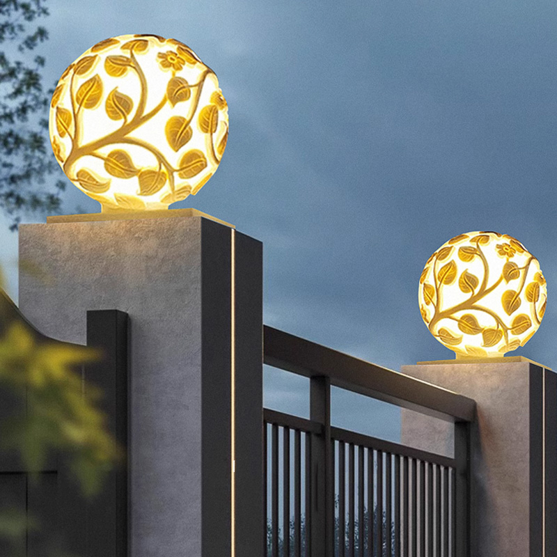 أضواء أعمدة خارجية تعمل بالطاق - مراجعة Garden Lighting Decor وسعره