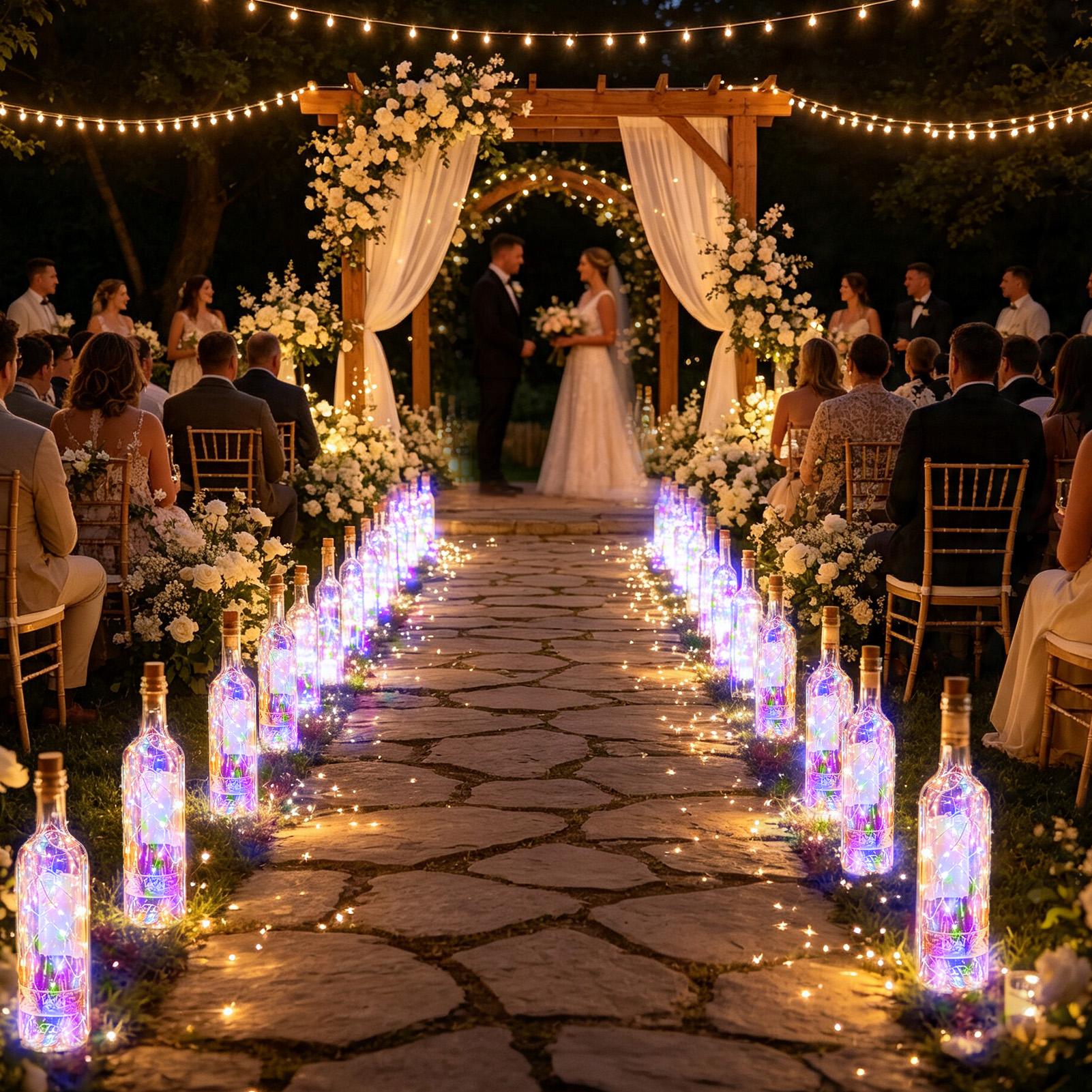 أضواء زجاجات النبيذ المصنوعة م - مراجعة Decor Lighting Cork وسعره