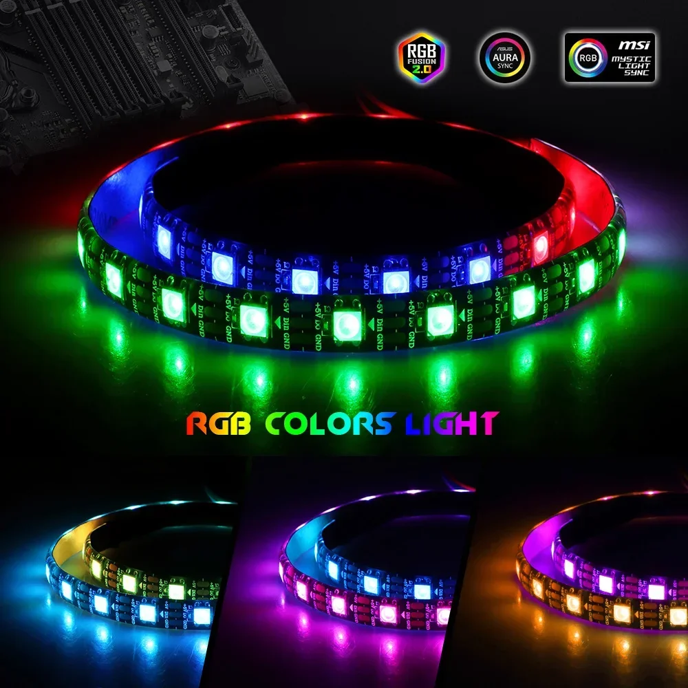 شريط إضاءة LED للكمبيوتر WS281 - مراجعة Decor Lighting Address وسعره