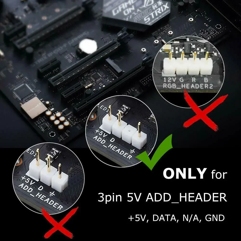 شريط إضاءة LED للكمبيوتر WS281 - مراجعة Decor Lighting Address وسعره