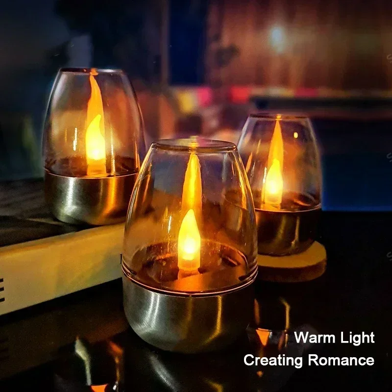 الشموع الخفيفة LED الشمسية عدي - مراجعة Outdoor Lighting Wedding Decor وسعره