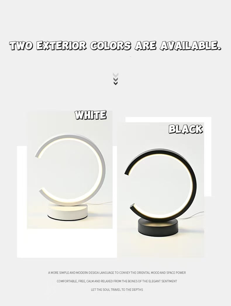 20 سنتيمتر LED بسيط دائري حلقة - مراجعة Decor Lighting Table Lamps وسعره