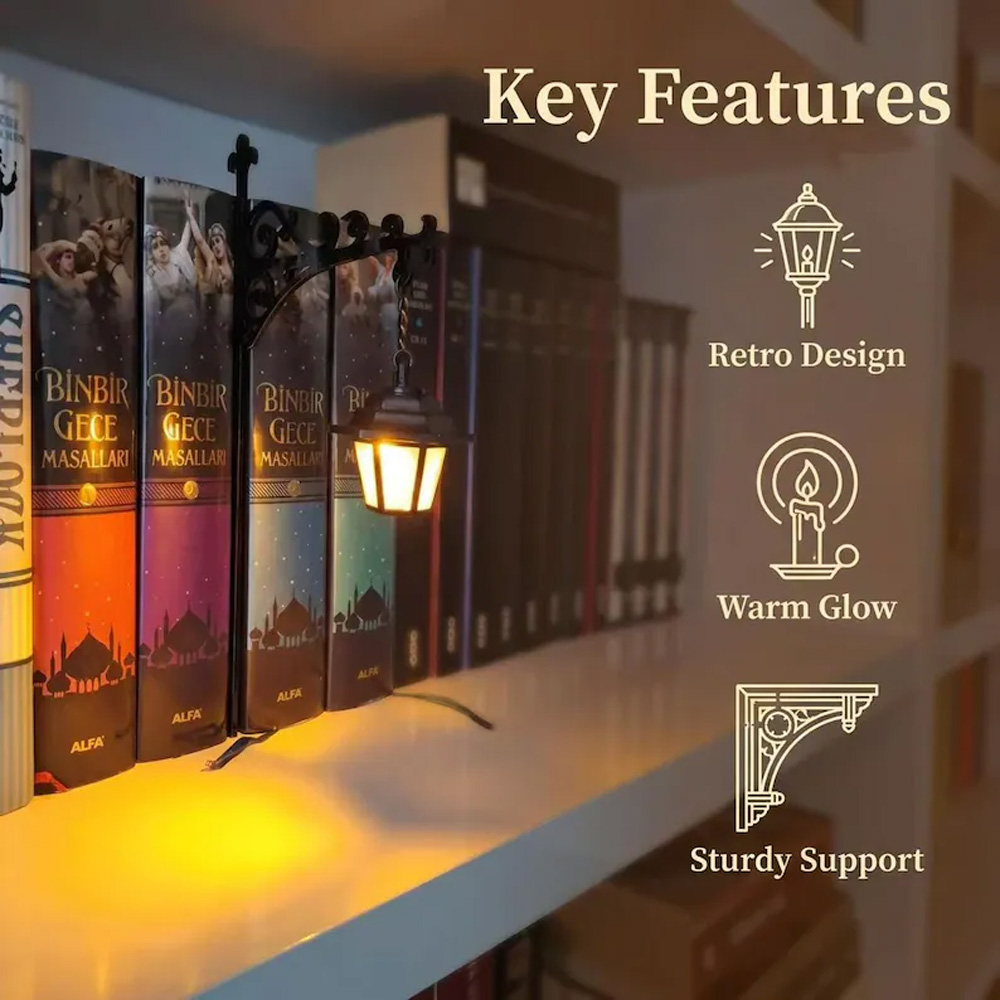 فانوس مكتبة للزينة، إضاءة رفوف - مراجعة Decor Lighting Lamps وسعره