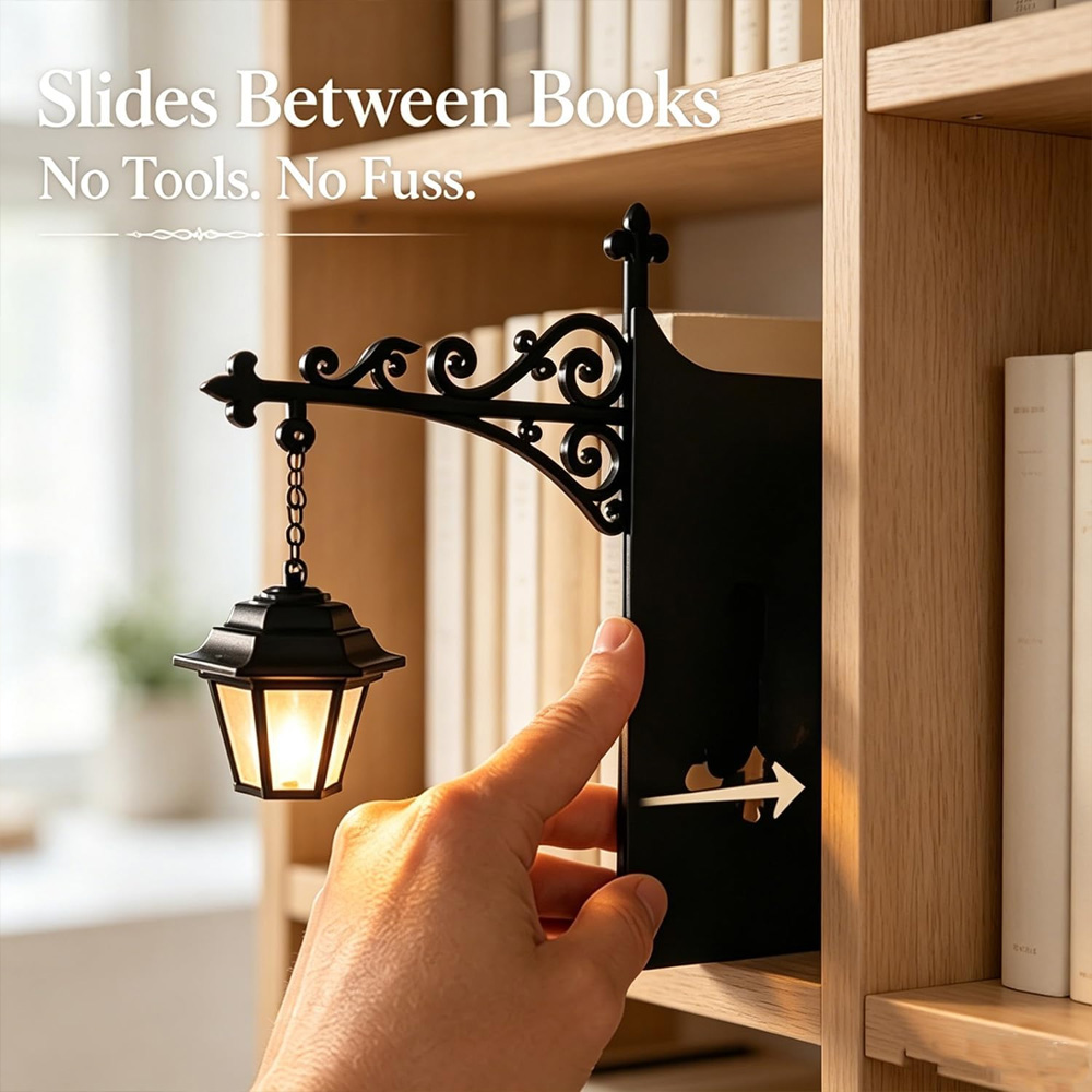 فانوس مكتبة للزينة، إضاءة رفوف - مراجعة Decor Lighting Lamps وسعره