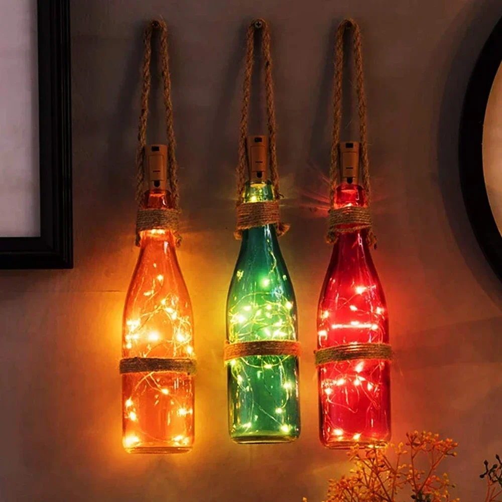 أضواء زجاجة النبيذ LED مع الفل - مراجعة Decor Lighting Cork وسعره