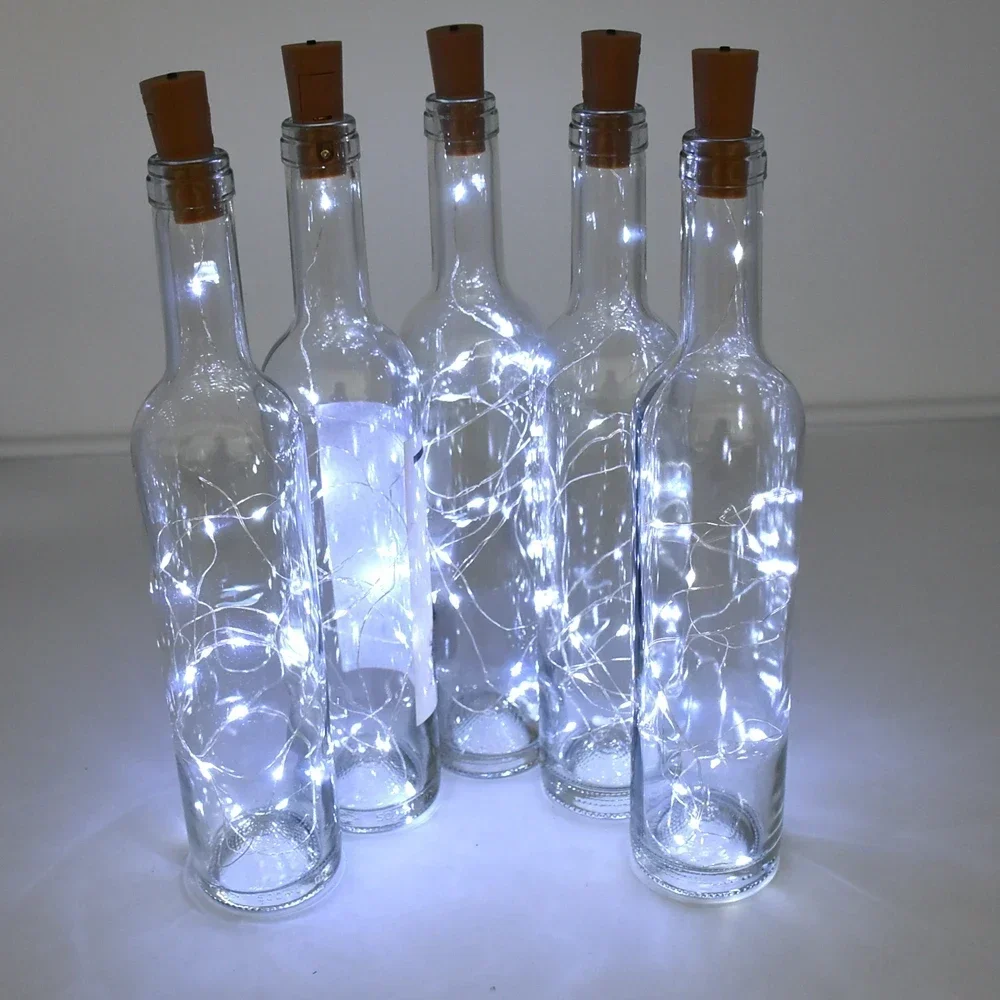 أضواء زجاجة النبيذ LED مع الفل - مراجعة Decor Lighting Cork وسعره