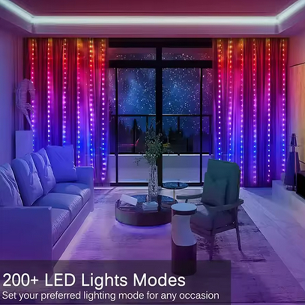 3M RGB الذكية LED الستار أضواء - مراجعة Outdoor Lighting Wedding Decor وسعره