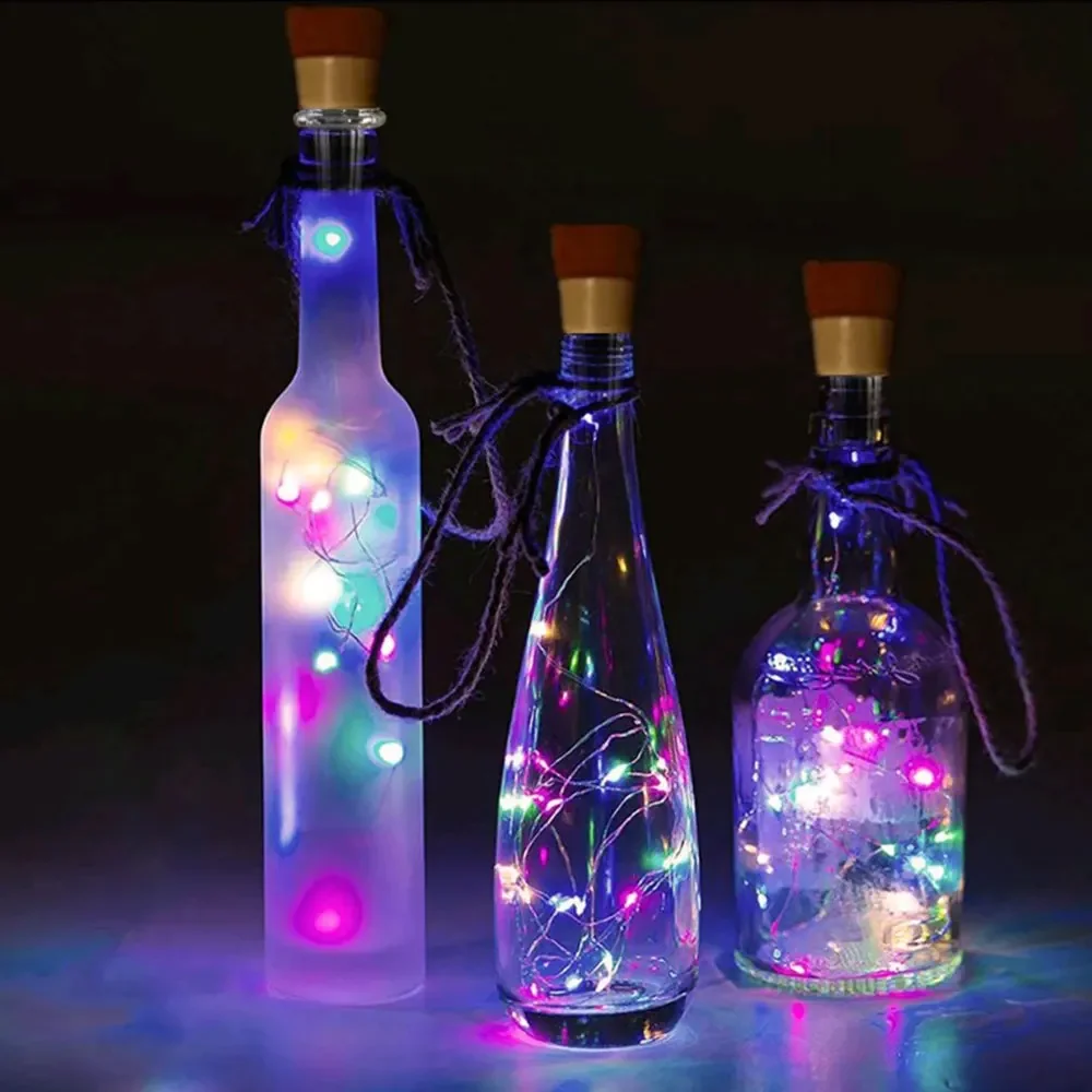 2 متر 20 LED متمنيا زجاجة الفل - مراجعة Decor Lighting Cork وسعره